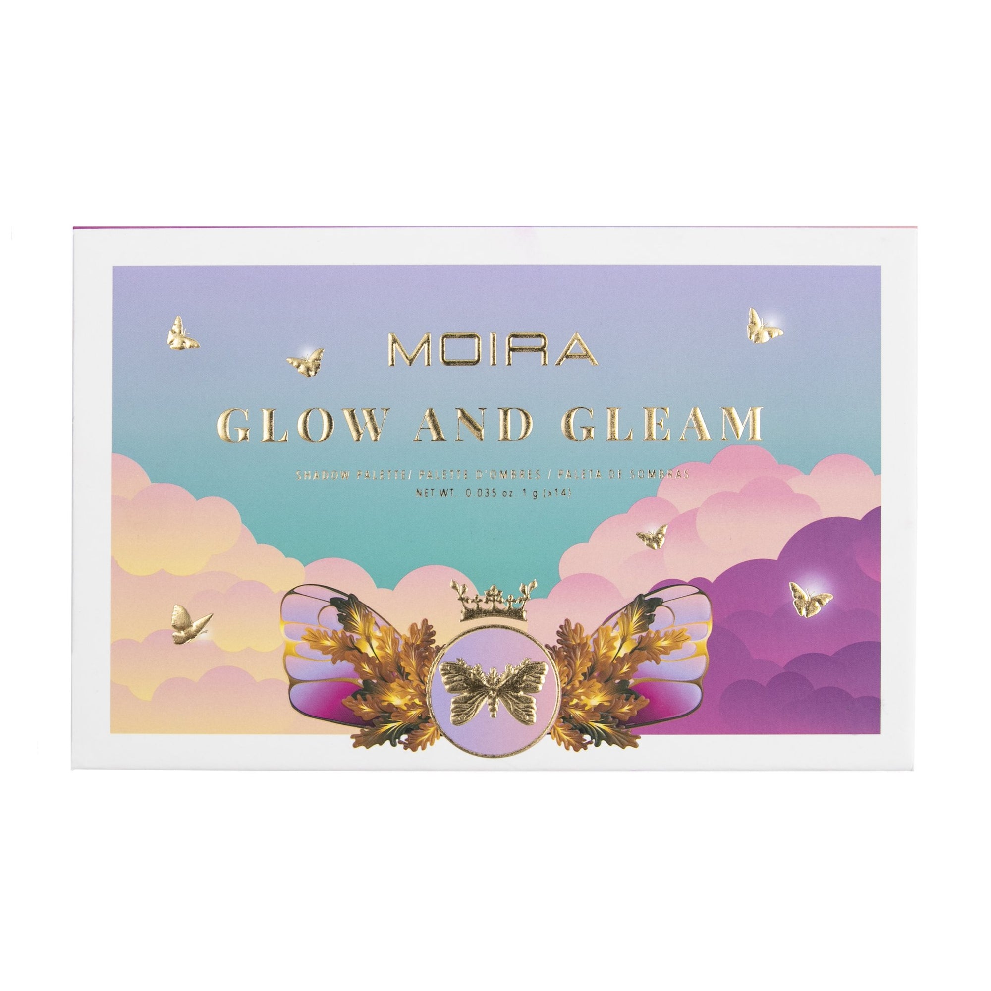 MOIRA BEAUTY GLOW AND GLEAM EYE SHADOW PALETTE