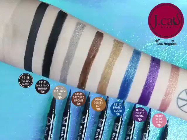 J CAT ROCK N' GLITZ SPARKLING LIQUID LINER