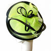 Fascinator Hat- Green with Feather Accents