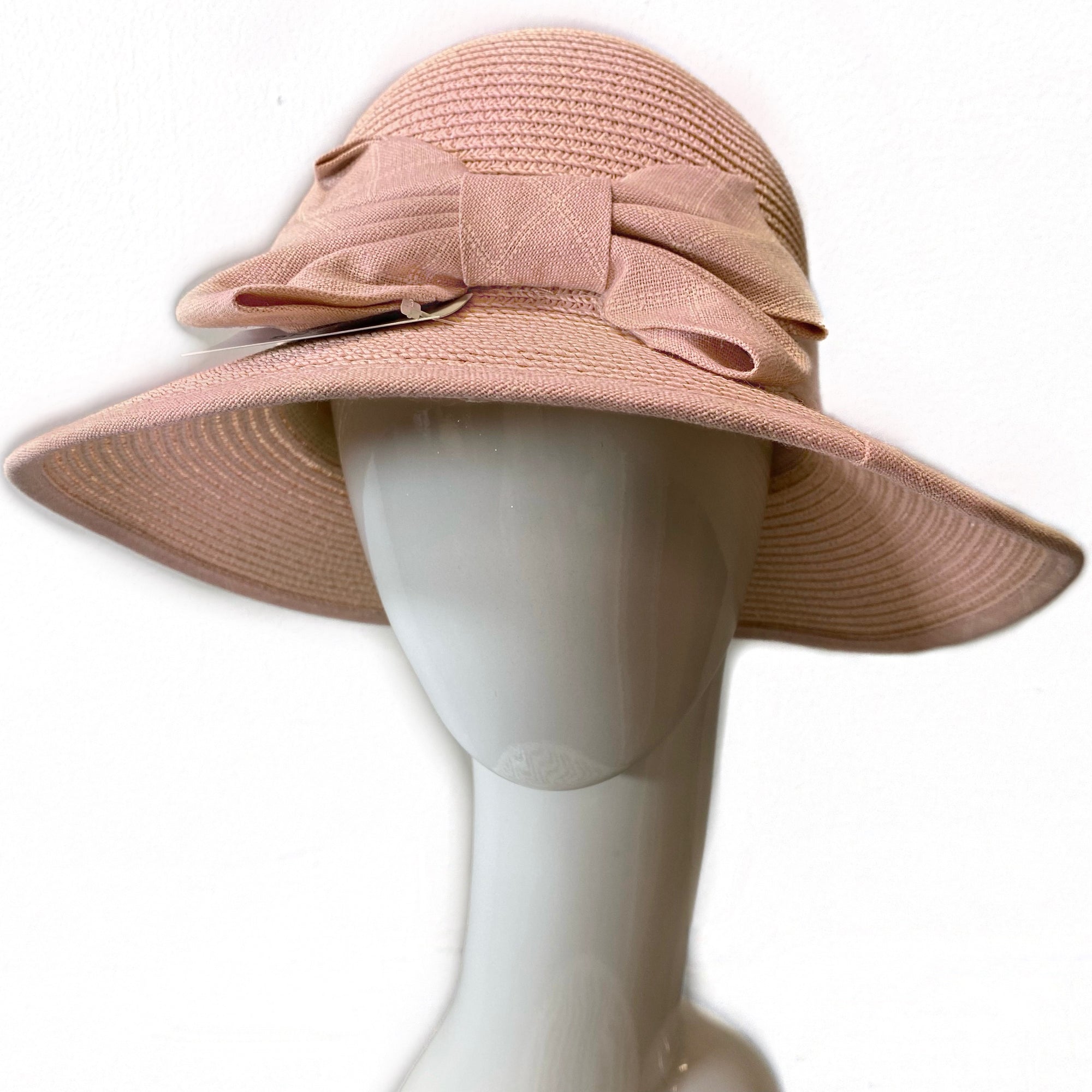 Sun Hat- Pink Woven