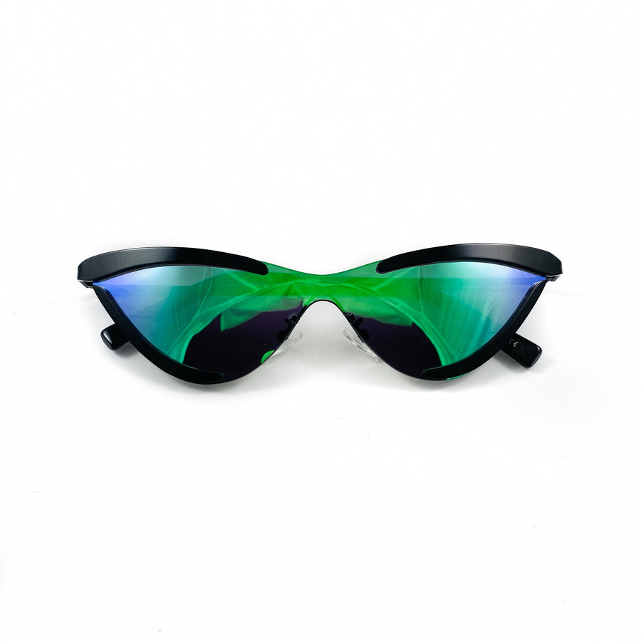 Tori Sunglasses- Green Opalescent