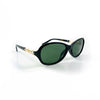 Taylor Sunglasses- Black with Green Tint