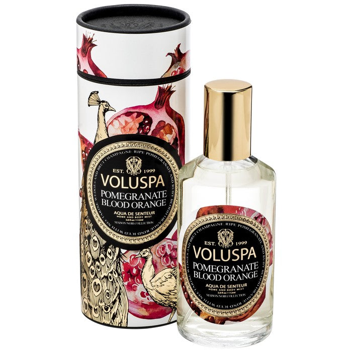 VOLUSPA ROOM AND BODY SPRAY, POMEGRANITE BLOOD ORANGE