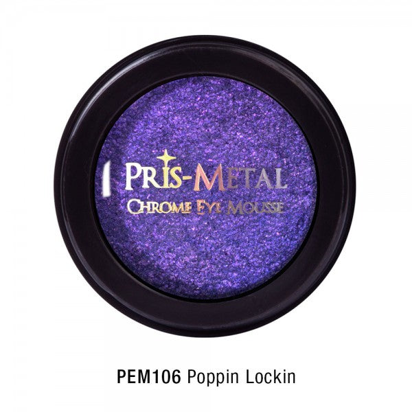 JCAT PRIS-METAL CHROME EYE MOUSSE - POPPIN LOCKIN
