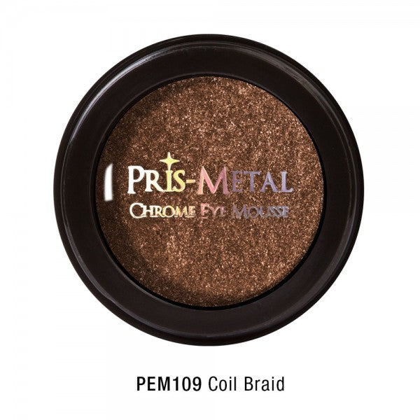 JCAT PRIS-METAL CHROME EYE MOUSSE - COIL BRAID