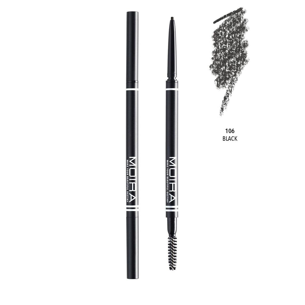 MOIRA FINE BROW PENCIL - BLACK